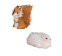 Remingtape Écureuil simulé comme cadeau, modèle animal, décoration de Noël