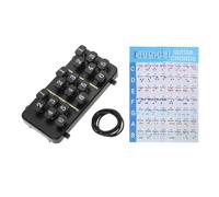 Remingtape Entraîneur d'accords de guitare - Aide à l'apprentissage des accords de guitare - Accessoire d'entrée de gamme pour guitares - Outils d'apprentissage pour guitares - Accessoires pour