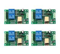 Remingtape Esp8266 Esp-12F Lot de 4 relais Wi-Fi 2 canaux 5 V/8-80 V Commutateur de relais réseau pour la commande à distance pour Ide Smart