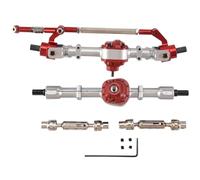 Remingtape et essieu en métal avec arbre d'entraînement pour MN D90 D91 D96 D99S MN-90 MN99S 1/12 RC Mise à niveau de voiture, 2 pièces