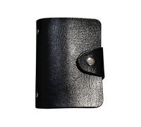 Remingtape Étui pour cartes de crédit en cuir synthétique pour femme (rouge), Noir