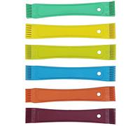 Remingtape Fcr6 Ensemble de peignes à palmes en plastique coloré Peigne Radiateur Palmes Peigne de redressement Condensateur Bobines Peigne