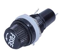 Remingtape Filetage 12 mm avec montage sur panneau de soudure Porte-fusible Douille pour fusibles 5 x 20 mm