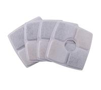 Remingtape Filtres Carrés pour 2,5 litres l'eau Potable de Chat - Remplacement du Filtre D'Adoucissement de l'eau À Triple Action - 4 Pièces