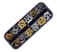 Remingtape Forme 3D Nouveau Ongle Transparent Perle DIY Nail Art Décorations Rivet Strass Manucure Outils de Manucure Série 12# Marine Style