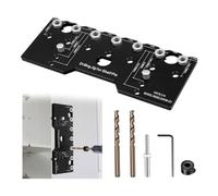 Remingtape Gabarit de goupille d'étagère gabarit de perçage de goupille 1/4 guide de goupille d'étagère gabarit de précis pour armoires