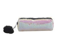 Remingtape Grande trousse de papeterie à paillettes brillantes - Sac de rangement - Sac d'école - Bureau - Besoin de cosmétiques - Pour cadeau de poudre +