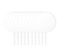 Remingtape Kit de décoration de gâteau rond en acrylique - Décoration de gâteau vierge - Bricolage - En acrylique