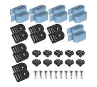 Remingtape Kit de fixation de couverture solaire pour tuyau d'enroulement de piscine et système de fixation au plafond pour système de rouleau de piscine