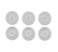 Remingtape Kit de moules en résine époxy à faire soi-même, dessous de verre à thé, motif rond en silicone pour , pièces d'outils