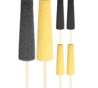 Remingtape Kit d'outils de poterie avec 6 éponges de poterie pour argile, fabrication d'argile, outils en céramique, éponge de réparation Burr