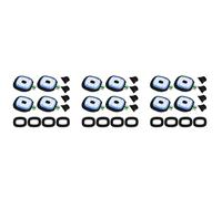 Remingtape Lampe Rechargeable USB pour Bonnet en Tricot à LED, 12 Pièces, Mode de Lumière Forte Moyenne et Faible, Lumière LED pour Chapeau, Lumières LED USB