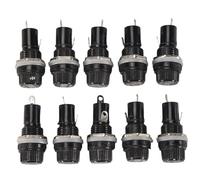 Remingtape Lot de 10 panneaux de commutation montés 5 x 20 mm porte-fusible