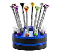 Remingtape Lot de 10 tournevis plats et cruciformes de précision de différentes tailles avec lames de rechange supplémentaires, outil d'horloger pour , , facile à utiliser