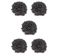 Remingtape Lot de 1000 anneaux en silicone pour extensions de cheveux Marron foncé 5 mm