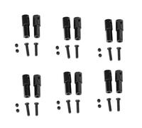 Remingtape Lot de 12 adaptateurs pour essieu d'arbre en métal pour D12 C14 C24 C34 B24 B36 MN D90 D91 MN99S RC Auto Pièces