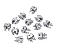 Remingtape Lot de 12 serre-câbles en acier inoxydable 2 mm 1/16