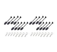 Remingtape Lot de 16 clips de carrosserie RC - Support en caoutchouc - Serrure à boucle fixe 8301 - Pour véhicules 1/8, 1/10, 1/16