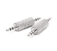 Remingtape Lot de 2 adaptateurs jack stéréo 3,5 mm vers prise jack 3,5 mm pour casque audio