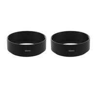 Remingtape Lot de 2 bouchons d'objectif en métal de 62 mm pour appareil photo numérique