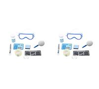 Remingtape Lot de 2 empreintes digitales avec tampon encreur loupe pinceau