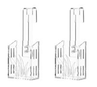 Remingtape Lot de 2 pots de plantes d'aquarium - Support suspendu pour plantes aquatiques en acrylique - Support pour plantes d'aquarium - Pot de plantes d'aquarium A