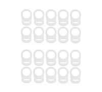 Remingtape Lot de 20 anneaux porte-tétines en silicone pour mannequin