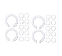 Remingtape Lot de 24 abat-jour, convertisseur de trou E27 à E14, réducteur d'anneau d'abat-jour, pour fixer des vis, des lampes, des parapluies, un couvercle, des douilles