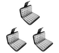 Remingtape Lot de 3 boîtes à pilules à 14 pilules - Organiseur de voyage - Boîte de rangement quotidienne - Organiseur de vitamines