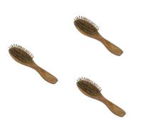 Remingtape Lot de 3 brosses à cheveux démêlantes naturelles faites à la main avec boîte cadeau