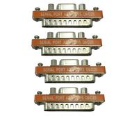 Remingtape Lot de 4 adaptateurs Db9 vers connecteur DB25 mâle Mini série