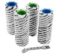 Remingtape Lot de 4 brosses à rouleaux pour nettoyeur de sol FC7 FC7 Premium FC5 FC5 Premium FC3 Numéro de pièce 2.055-021.0