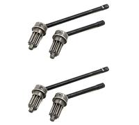 Remingtape Lot de 4 d'entraînement CVD en acier pour l' pour 1/10 RC Crawler TRX4-4 TRX6