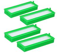 Remingtape Lot de 4 filtres compatibles avec les robots aspirateurs Kobold VR200 et VR300 pour bac à poussière de l'aspirateur
