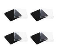 Remingtape Lot de 4 tampons encreurs pour mariage, lettre, document - Noir