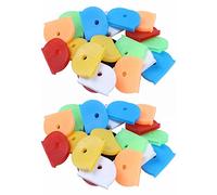 Remingtape Lot de 48 capuchons de clé avec cache de clé flexible pour une identification facile des clés de porte, multicolore