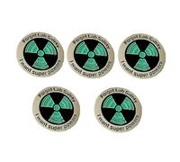 Remingtape Lot de 5 épinglettes scientifiques en émail - Brille dans le noir - Forget Lab Safety I Want Super Powers - Épinglette à chapeau - Épinglette amusante