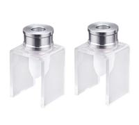 Remingtape Lot de 6 pièces DIY 12,1 mm simple rouge à lèvres Tube de remplissage Birdmouth Moule en silicone Anneau en aluminium Support à trou