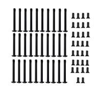Remingtape Lot de 60 vis de ventilateur pour ordinateur - Vis de ventilateur d'ordinateur - Vis longues et courtes - Accessoires pour refroidisseur d'air