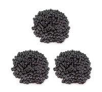 Remingtape Lot de 600 anneaux en silicone pour extensions de cheveux Marron foncé 5 mm