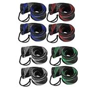 Remingtape Lot de 8 chaussettes à manches de pêche, coque de protection évolutive, en tressée, accessoire de pêche avec cordon de serrage