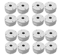 Remingtape Lot de 8 supports universels de connexion pour caméra de surveillance - Utilisation en extérieur - Pour mur ou plafond - Boîtes de socle étanches