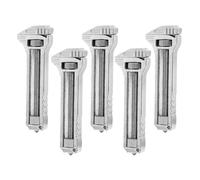 Remingtape Mini clé à vis multifonction 5 pièces, outil multifonction compact, mini outil multifonction pour la préparation quotidienne, porte-clés multi-outils, décapsuleur pour