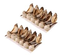 Remingtape Mini oiseau de simulation Peinture Artificielle Bricolage Maison Jardin de Fée Décoration Ornements Cadeau B