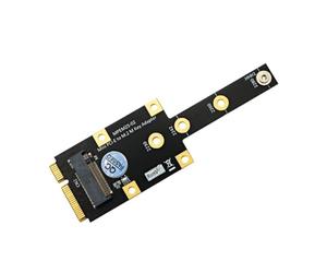 Remingtape Mini PCI-E vers M.2 M Key Adapter Mini PCIExpress vers NVME SSD Convertisseur Riser Board Carte d'extension pour 2230 2260 2280