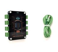 Remingtape Module d'extension CH348 EKU081 USB vers 8 canaux RS485 série convertisseur de type C interface 8 ports 485 adaptateur de communication