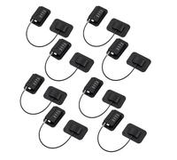 Remingtape Paquet de 8 Serrures de RéfrigéRateur à Combinaison CodéE,Serrure RéfrigéRateur pour Enfants SûRs,Serrures de Fenêtre D'Armoire de Sécurité pour Enfants, Serrure de Porte pour