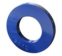Remingtape Poids de fraction - Mini haltères - Disques d'entraînement - Accessoires de disque dur précis - Bleu - 0,5 kg