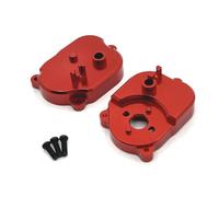 Remingtape Pour 1/12 MN82 LC79 MN78 RC Auto Mise à niveau Pièces de boîte de vitesses Couvercle Métal Boîtier de transmission Rouge