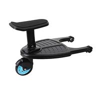 Remingtape Poussette pour - Planche à roulettes pour enfant - Marches stables sur planches - Plateau amovible - Bleu